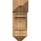 Ekena Millwork Olympic Arts and Crafts Rough Sawn Bracket w/ Offset Brace, Western Red Cedar, 8"W x 18"D x 22"H BKT0806X18X22OLY03RWR - alternate 3